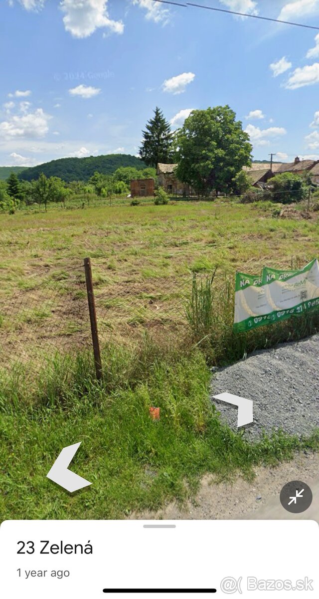 Investičný pozemok Rapovce