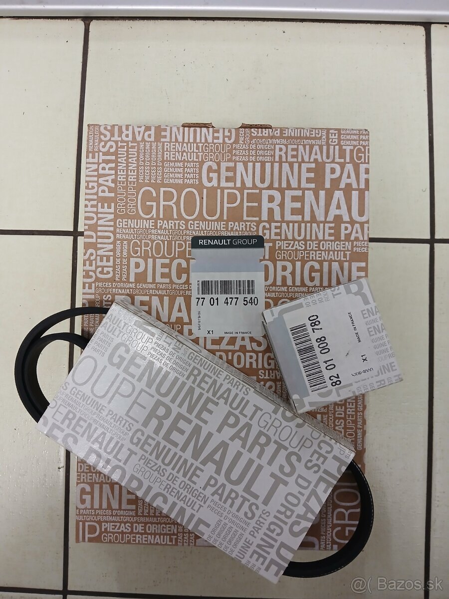 Hnacie príslušenství, remene sady Renault/Dacia