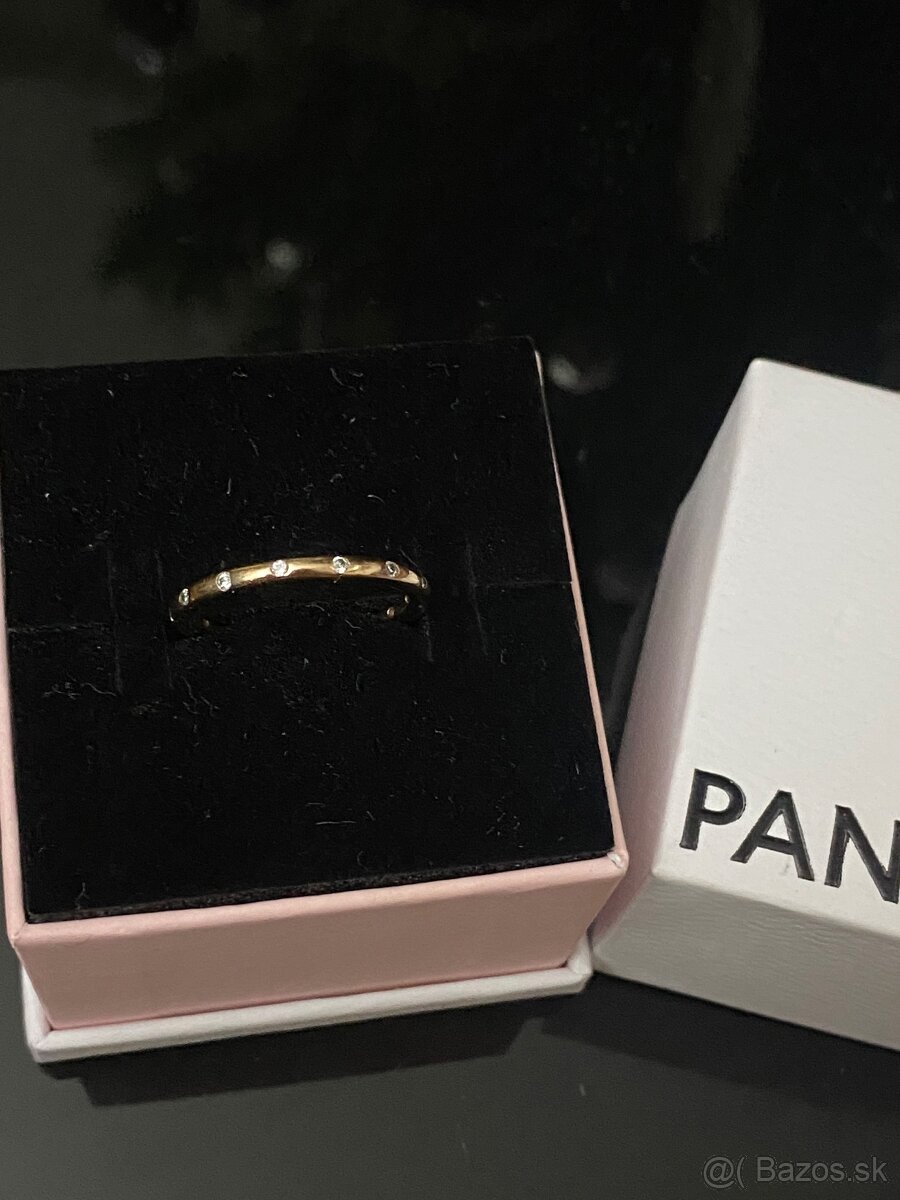 Pandora Rosegold prsteň