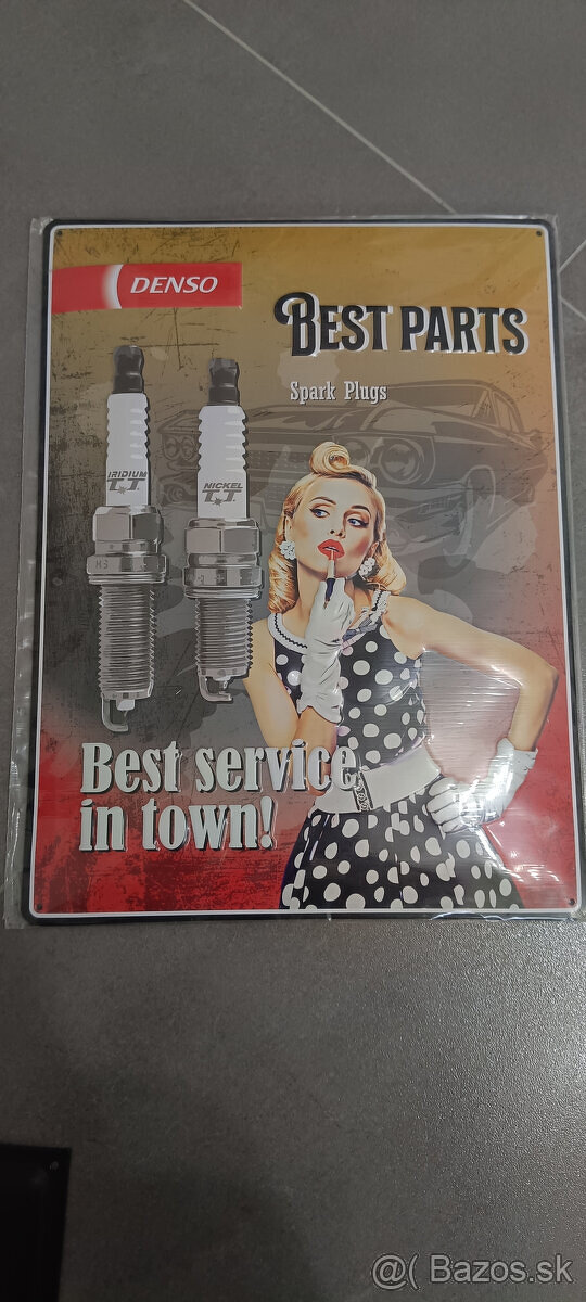 Retro tabule Osram, Castrol, denso