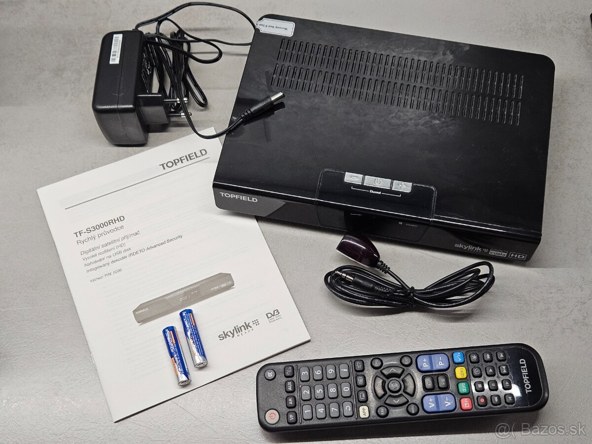HDTV Satelitný prijímač TF-S3000RHD