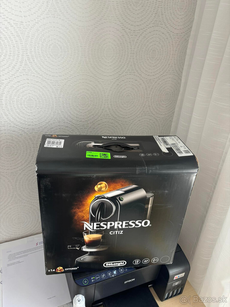 Predám nový kapsulový kávovar Nespresso Citiz