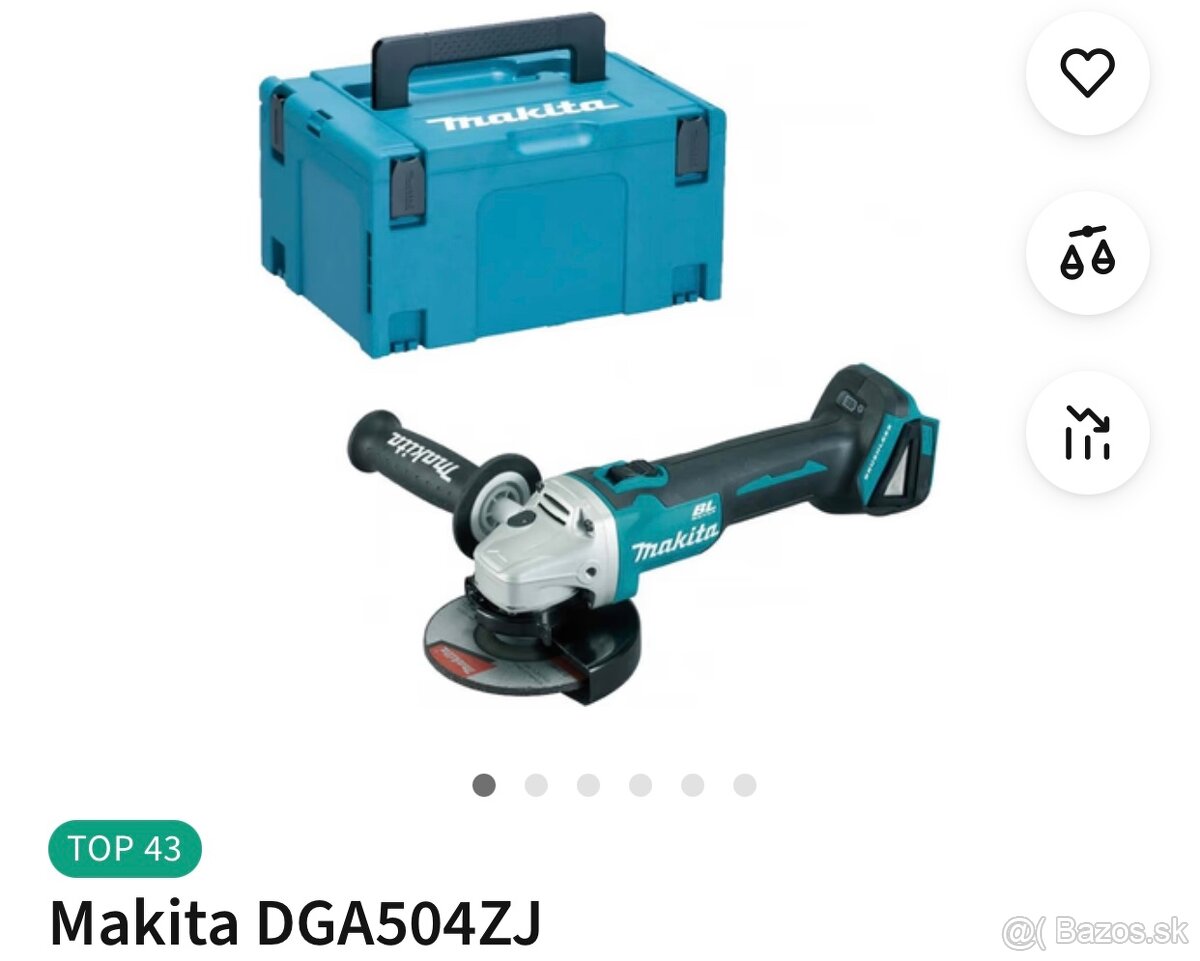 Predám AKU 18V uhlová brúska 125 mm
