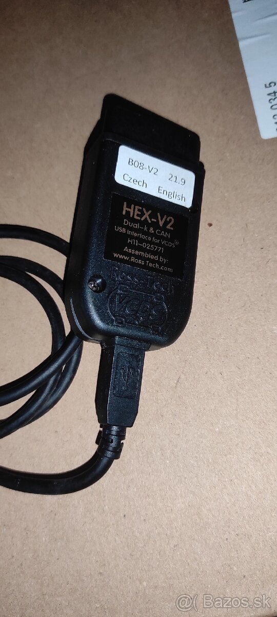 Vcds kábel +cd a manual