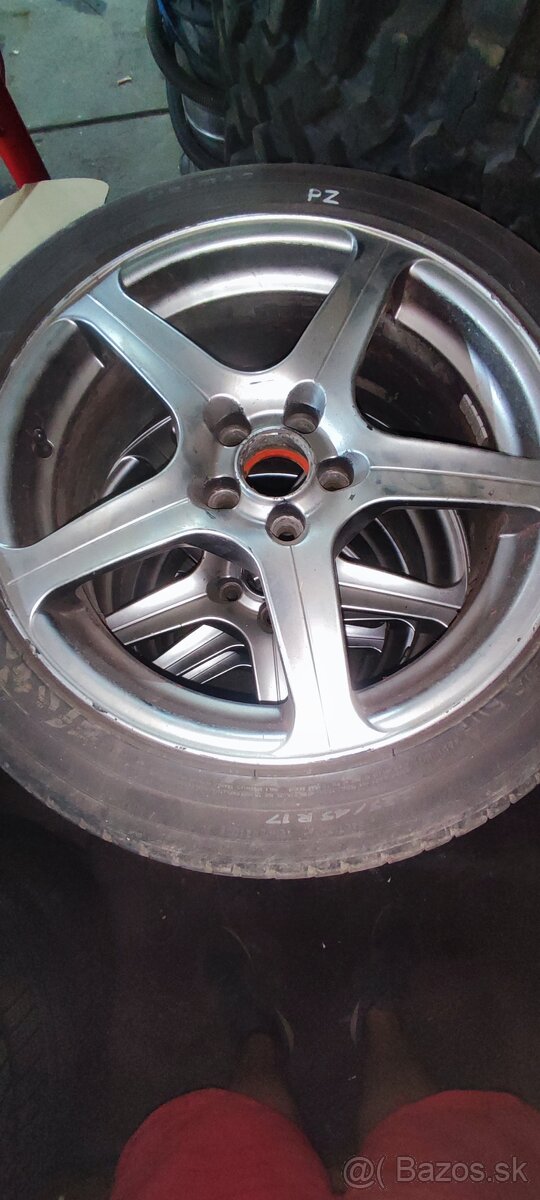 Predám alu kolesá 5x100 225/45R17