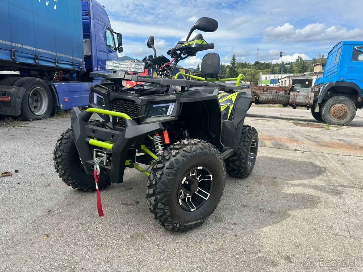 ŠTVORKOLKA XTR FARMER PRO 250CM3 + Navijak, LED Rampa, Tažná