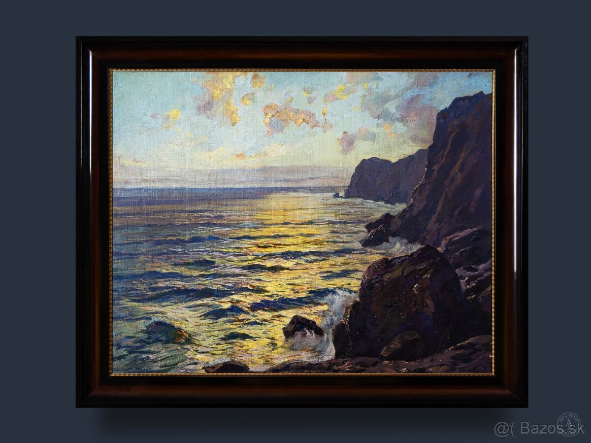 Súmrak, M.Geverlot, 785 × 650 mm