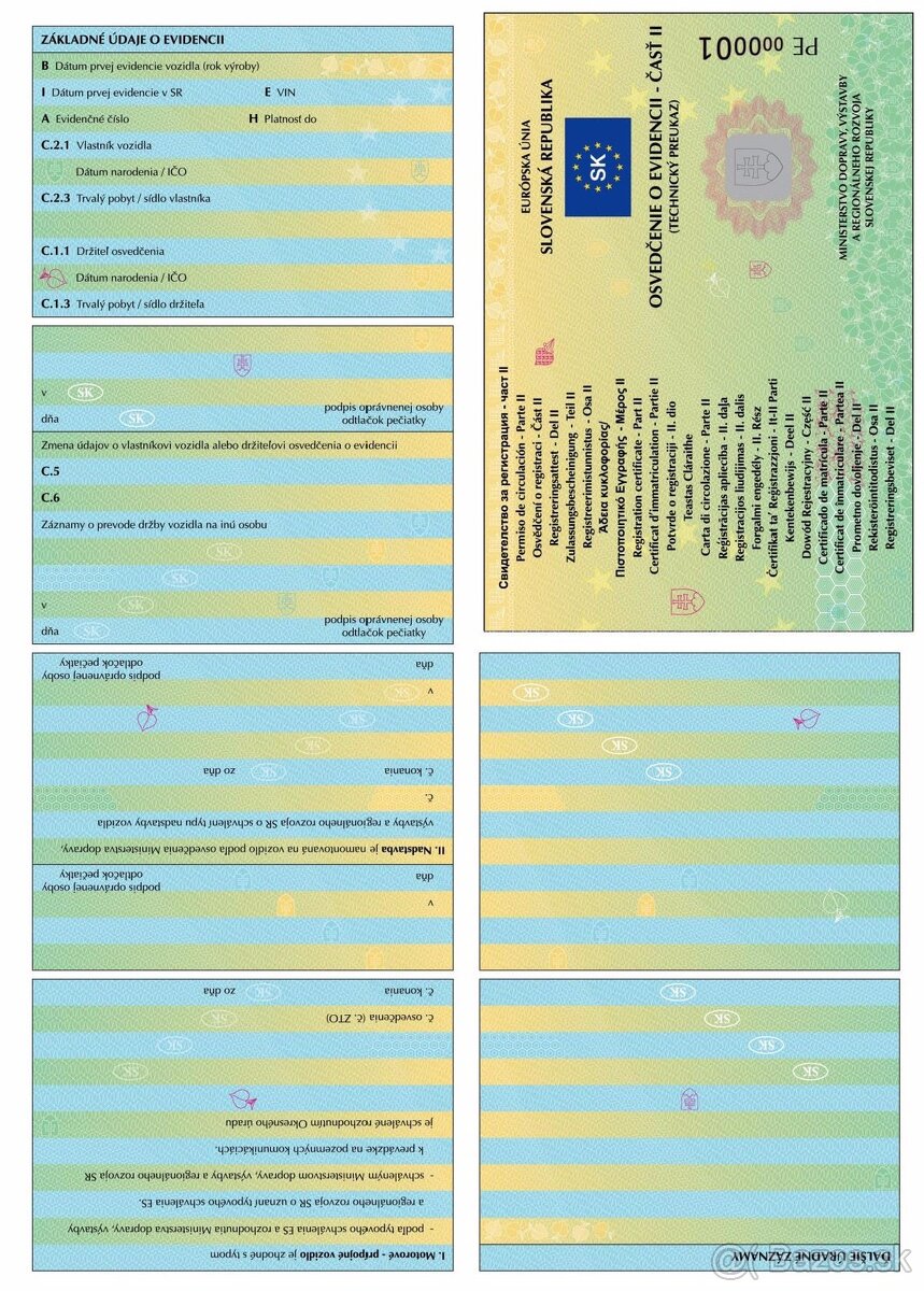 Prepisy , dovozy - evidencia, KO STK ek