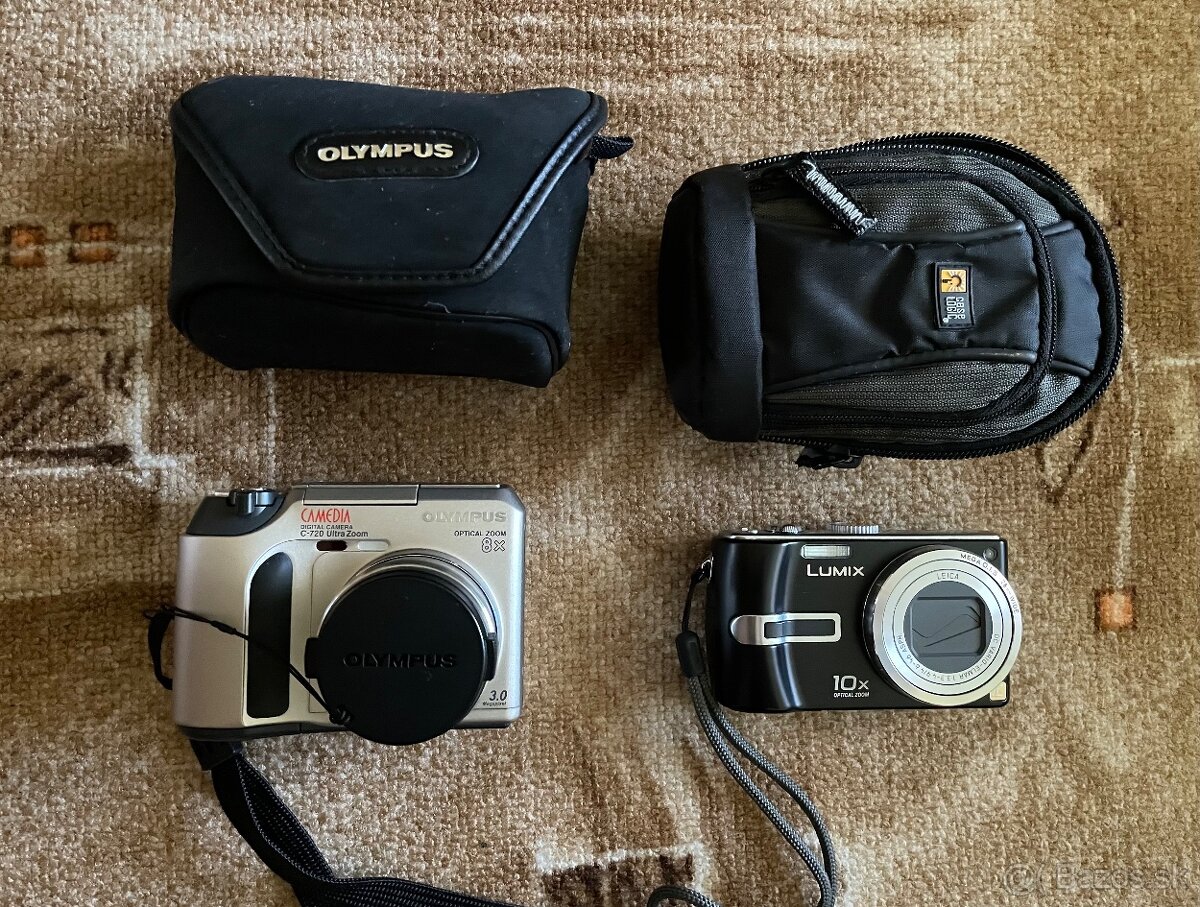 OLYMPUS C-720 a LUMIX DMC-TZ3