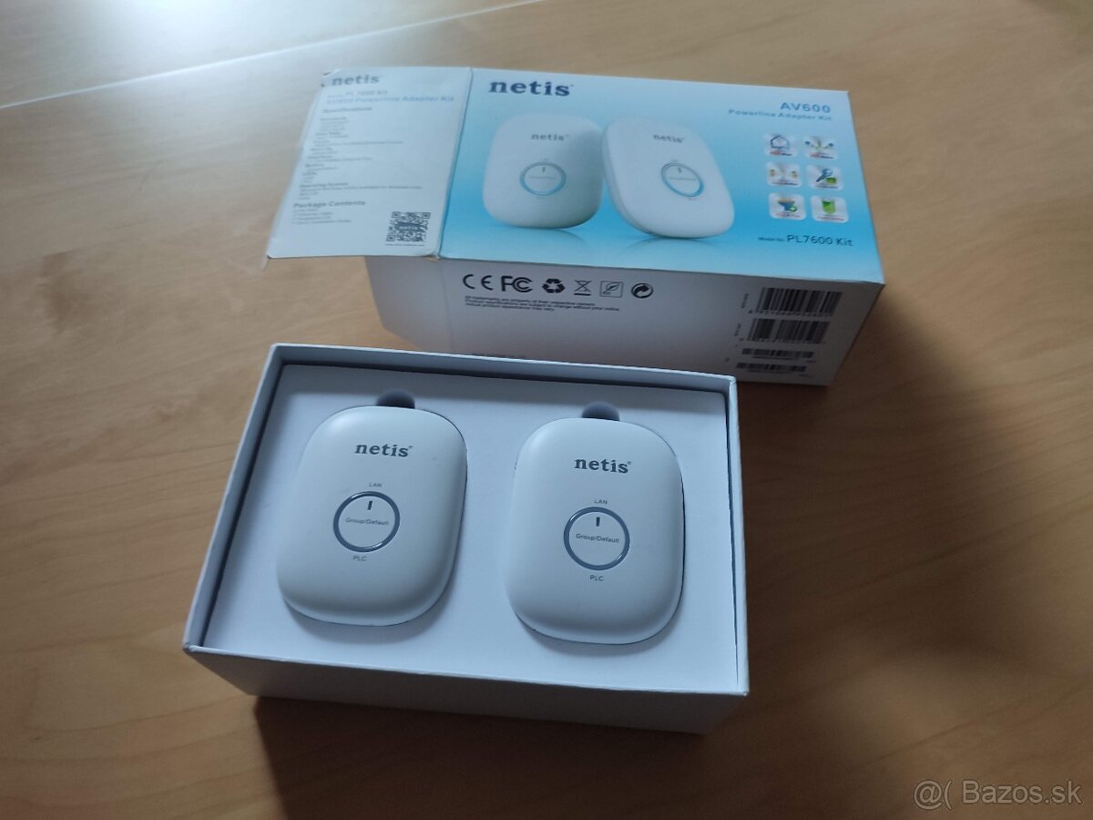 Powerline Adaptér Netis AV600 (PL7600 Kit)