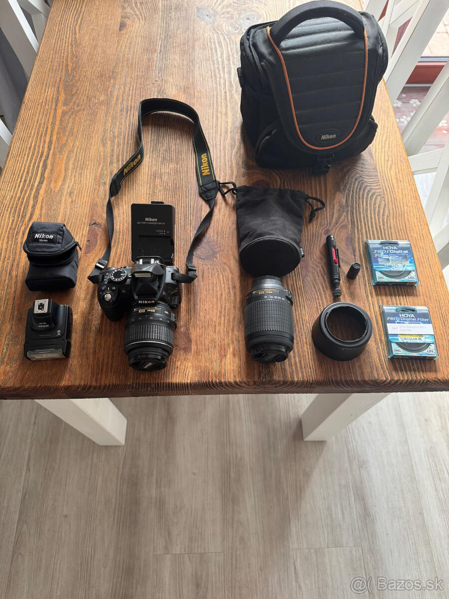 Nikon D3100 + prislusenstvo