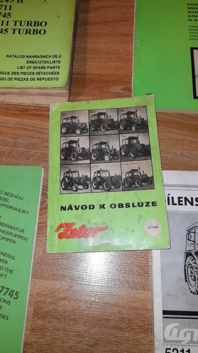 Zetor - príručky, návody, plagáty, katalógy ND