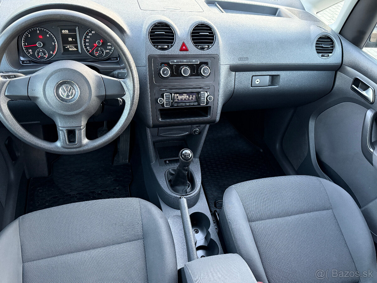 volkswagen Caddy 1.6 TDI 75kw 5 miestne Odpočet DPH - 10