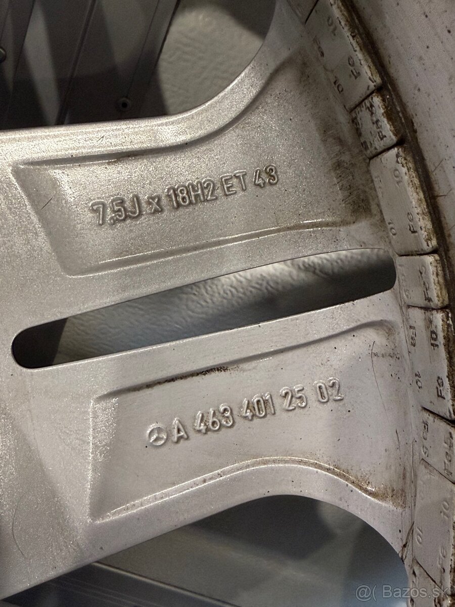 Originál Disky Mercedes G R18 - 10