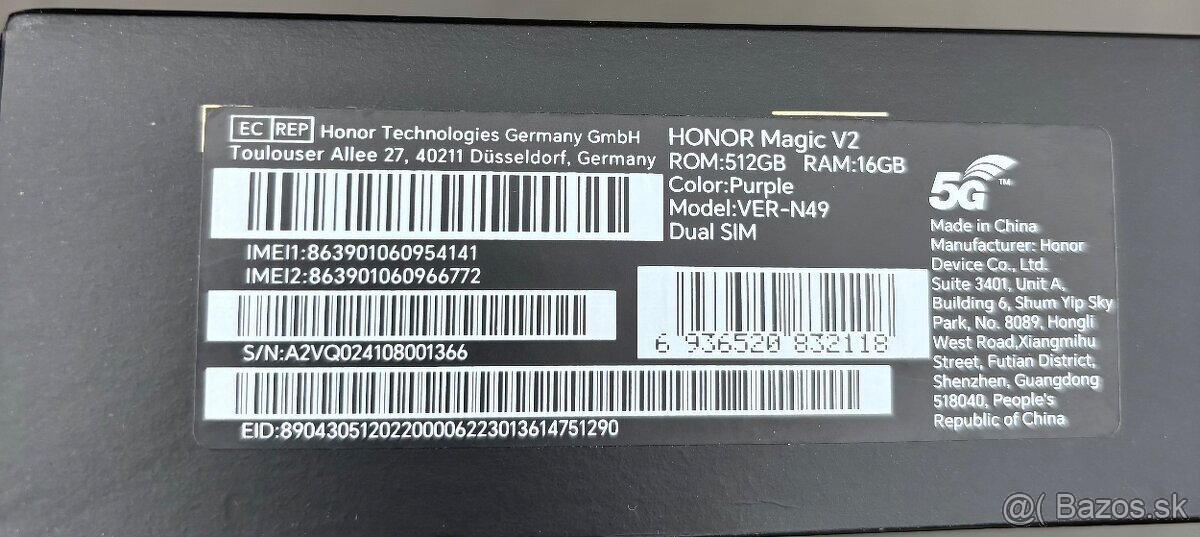 honor magic v2 5g purple - 10
