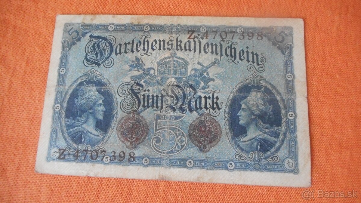 Bankovky - Nemecko 8 - 10