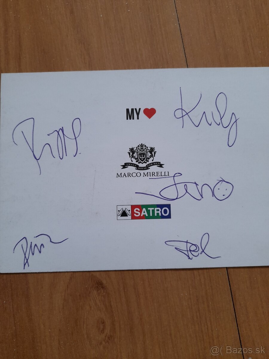 Podpiskarty s autogramom - 10