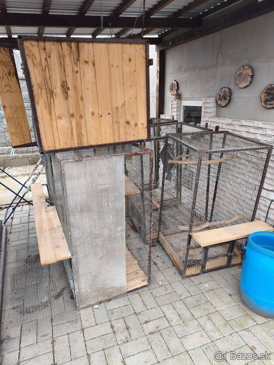 Voliery klietky 6ks - 10