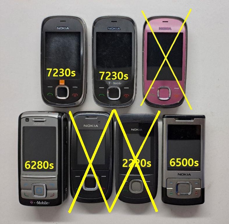 NOKIA 6280 - 2680s - 2220s - 6500s Výsúvačky - 10