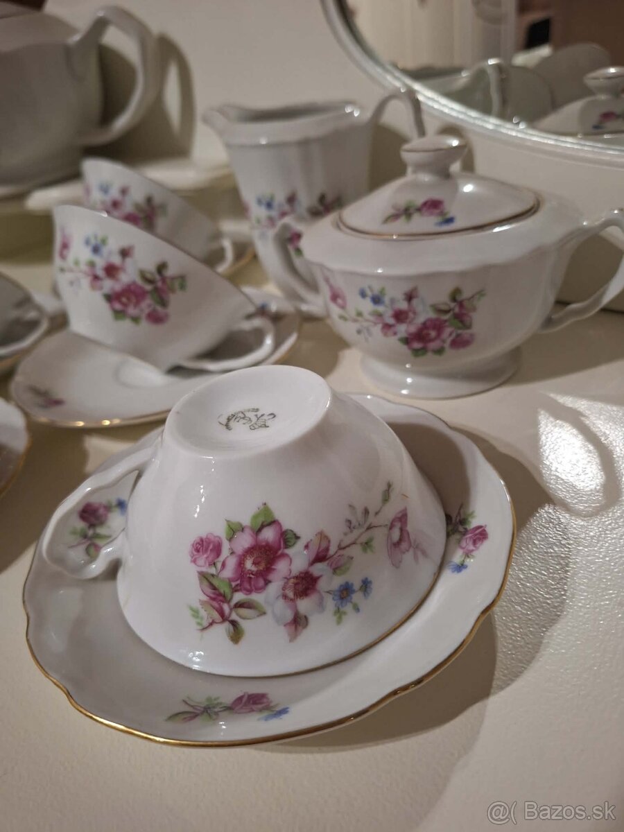 porcelánová čajová (kávová) súprava - 10