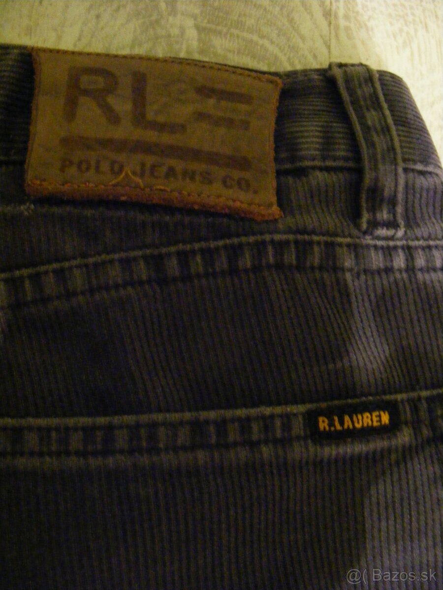 Pánske kordové džínsy Hilfiger a RL - 10