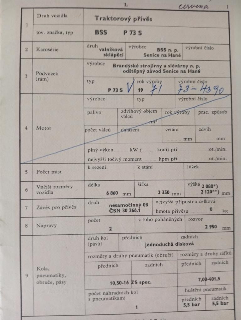 Vlek za traktor 7 tun s SPZ. - 10