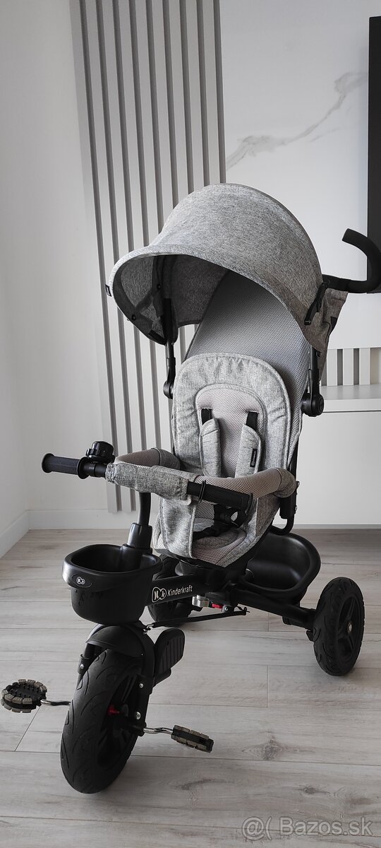Detská trojkolka Kinderkraft Aveo grey - 10