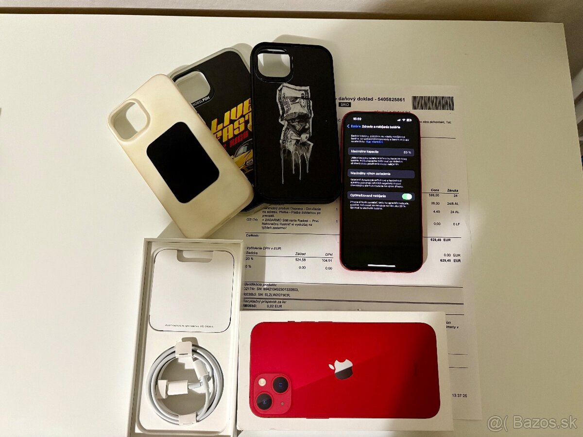 Iphone 13 128gb RED Product + zaruka 1 rok - 10
