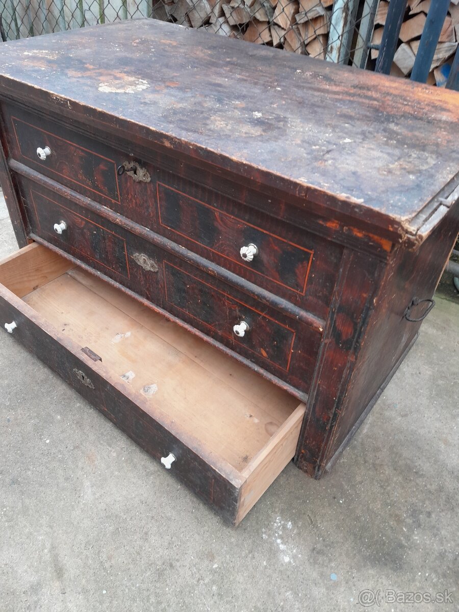 Predám peknu truhlicu zo šuplíkom - 10