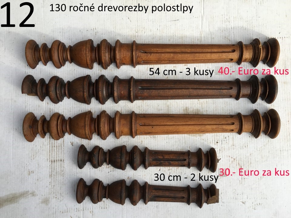 Drevorezby starožitné rok 1870 - 1900 - 10