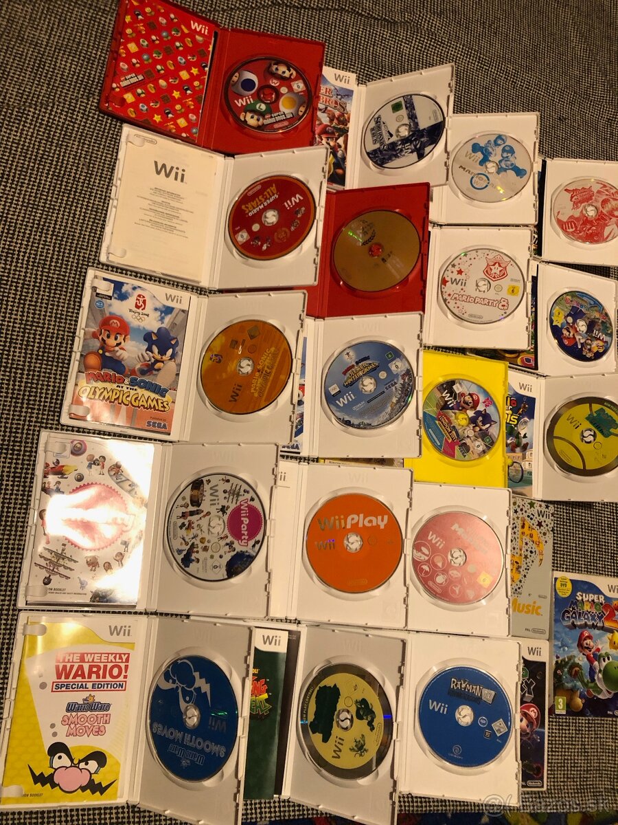 predam Nintendo Wii Red Anniversary Mario ed. a zbierka hier - 10