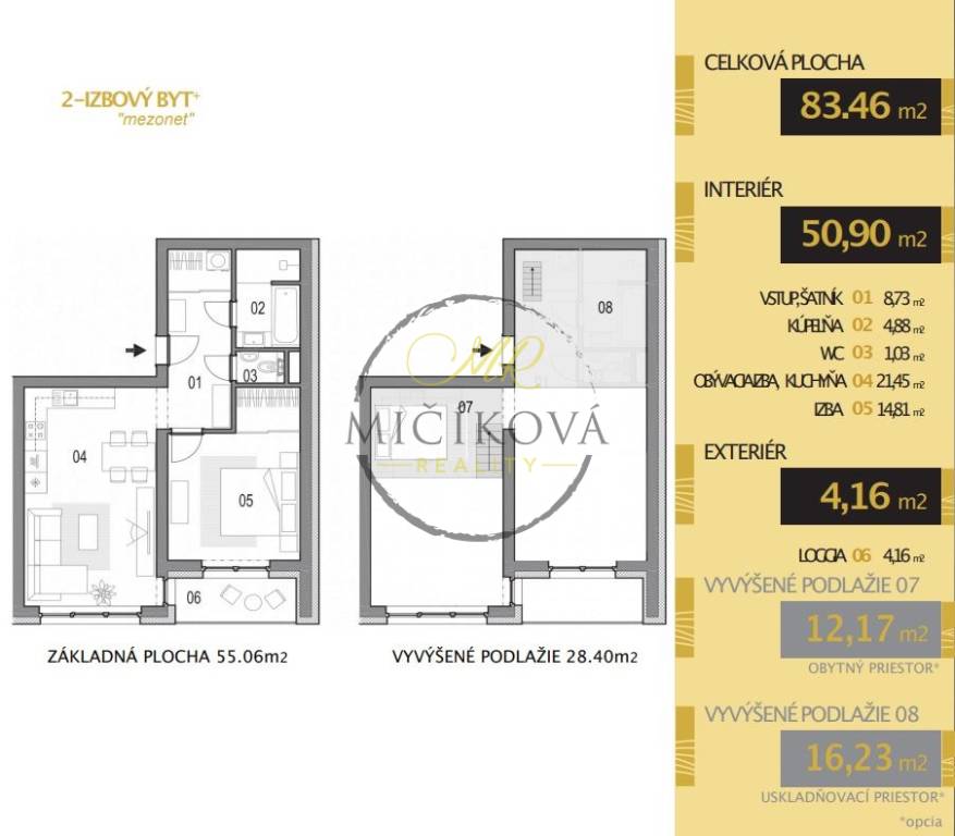 Predáme 2-izb. mezonety v novostavbe, lokalita PANSKÉ POLE, - 10