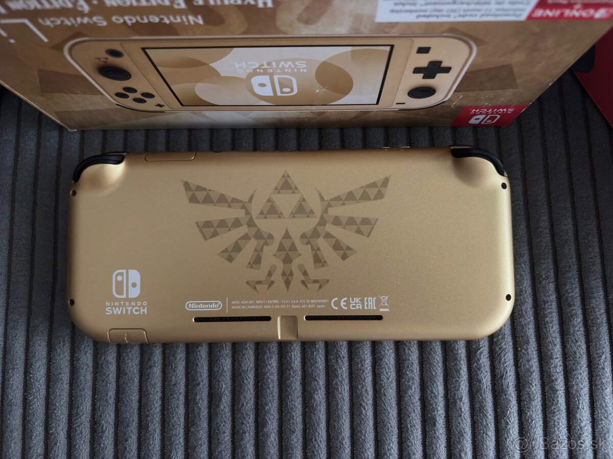 Nintendo Switch Lite Hyrule Edition + Magnetický kryt - 10