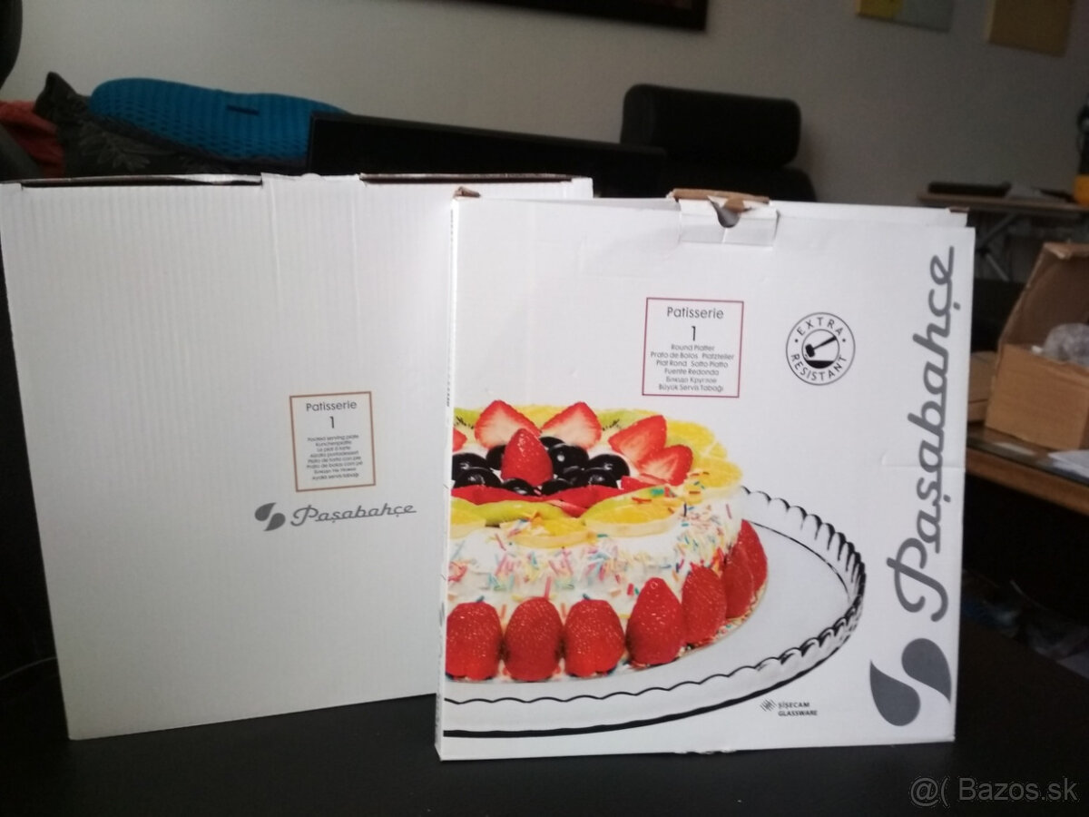 Set podnosov na tortu, koláče,ovocie, chlebíčky, dekorácie - 10