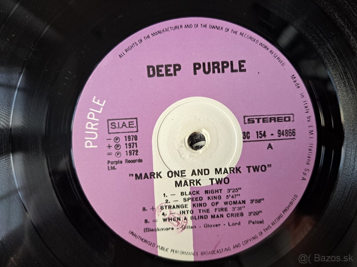 Lp DEEP PURPLE - Mark I a II - 10