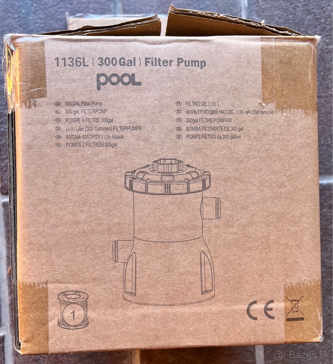 Bazénová filtrácia Tectake Super Clean - 10