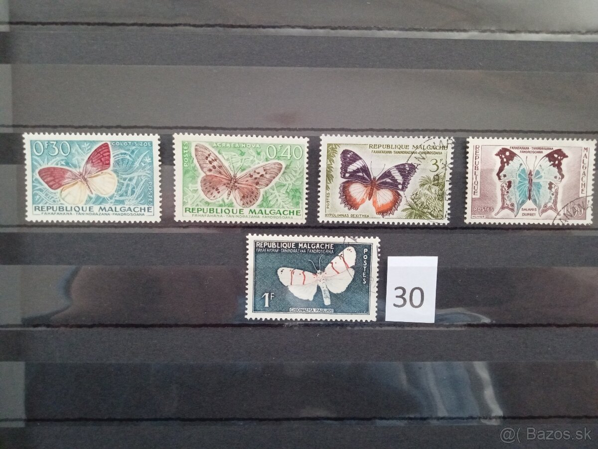 Poštové známky č.472 - AFRIKA II. - 20 sérií - 10