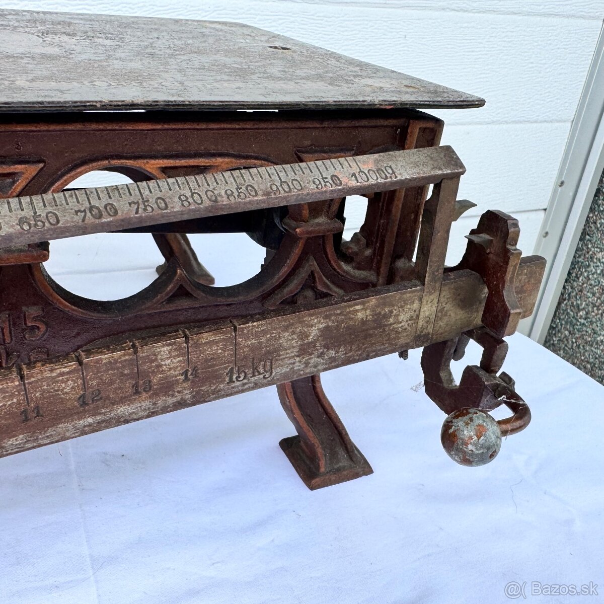 Muzejní váha pro miminka do 15 kg top kus do sbírky - 10