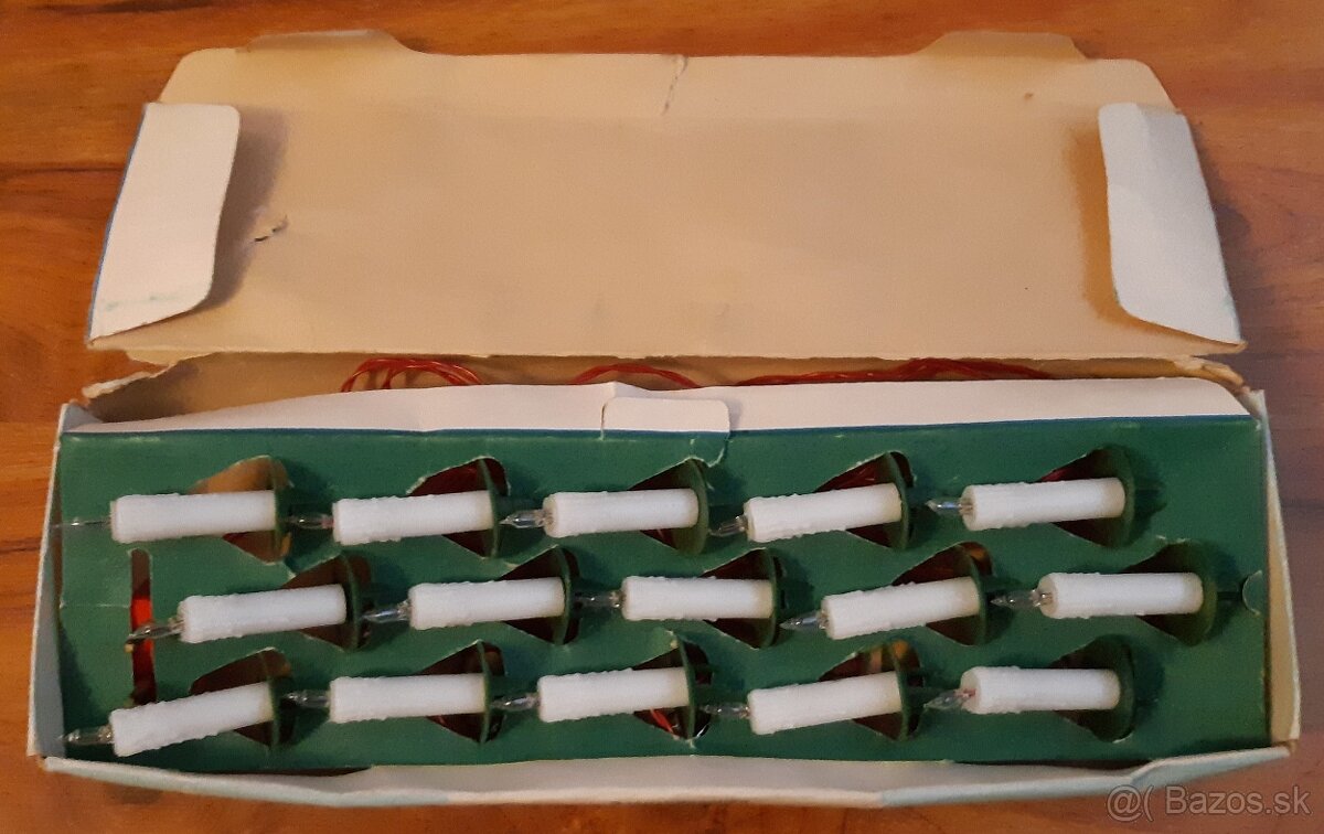 Retro Vianočné ozdoby a svetielka - 10