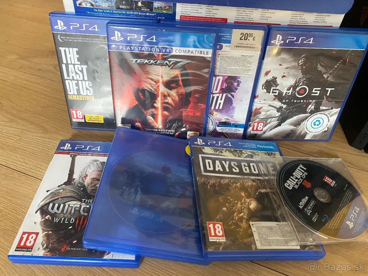 Ps4 pro + Vr okuliare 8 hry - 10