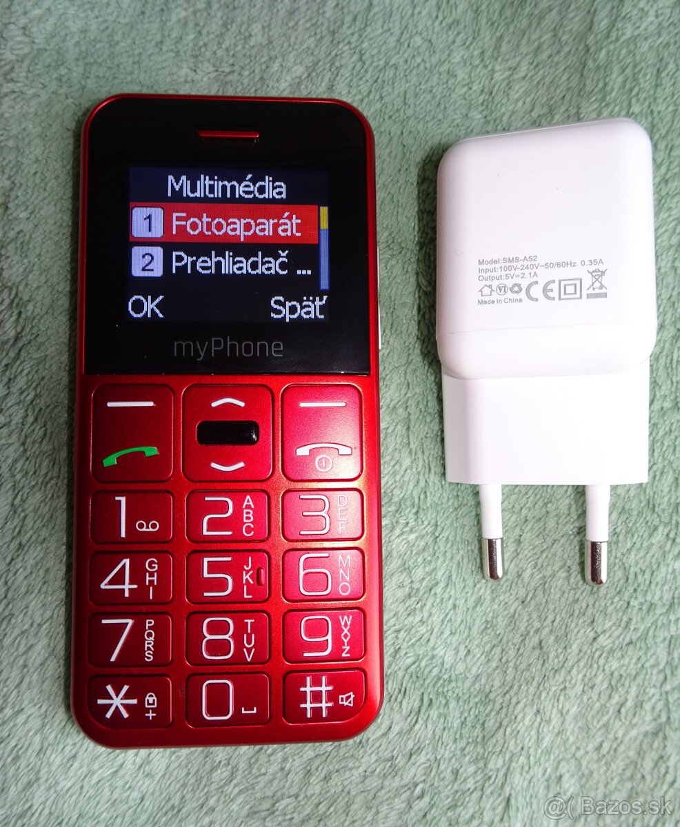 Predám seniorský MYPHONE HALO EASY s nabíjačkou - 10
