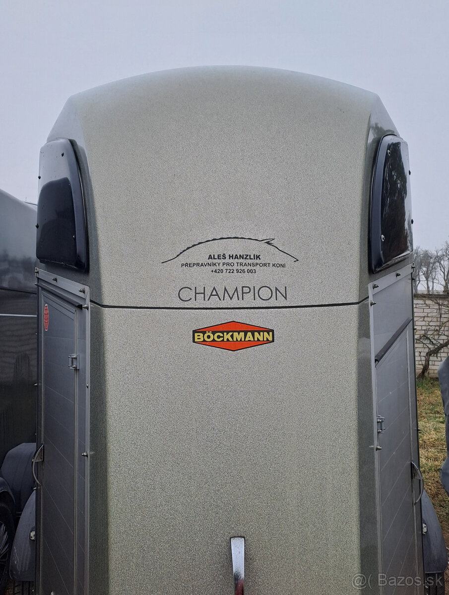Prodám celohliníkový přívěs - přepravník na 2 koně Böckmann - 10