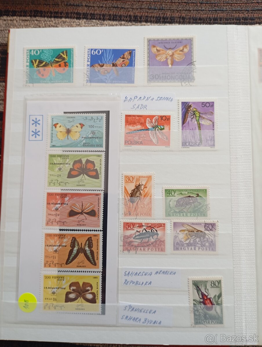 Album známok fauna a flóra. - 10