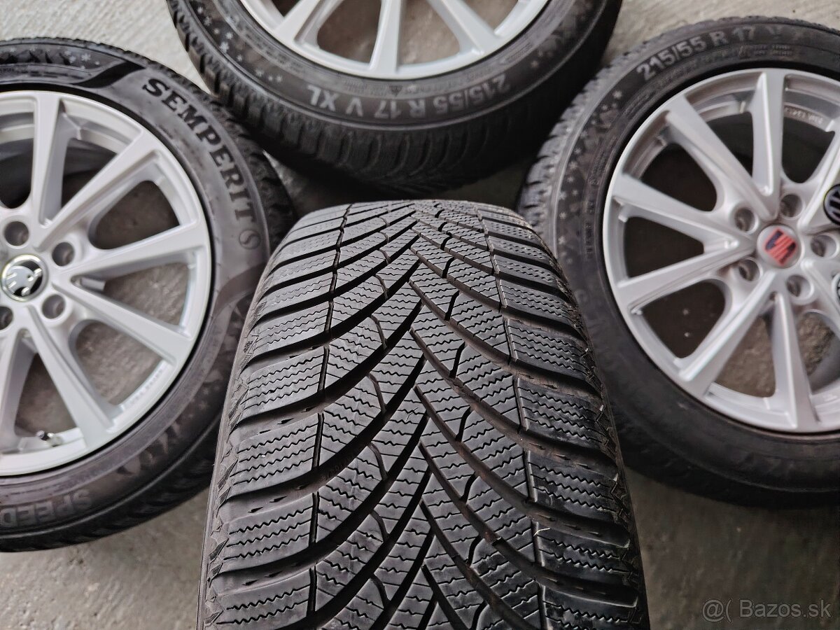 Elektróny zimné R17 5x112 Škoda Volkswagen Seat - 10