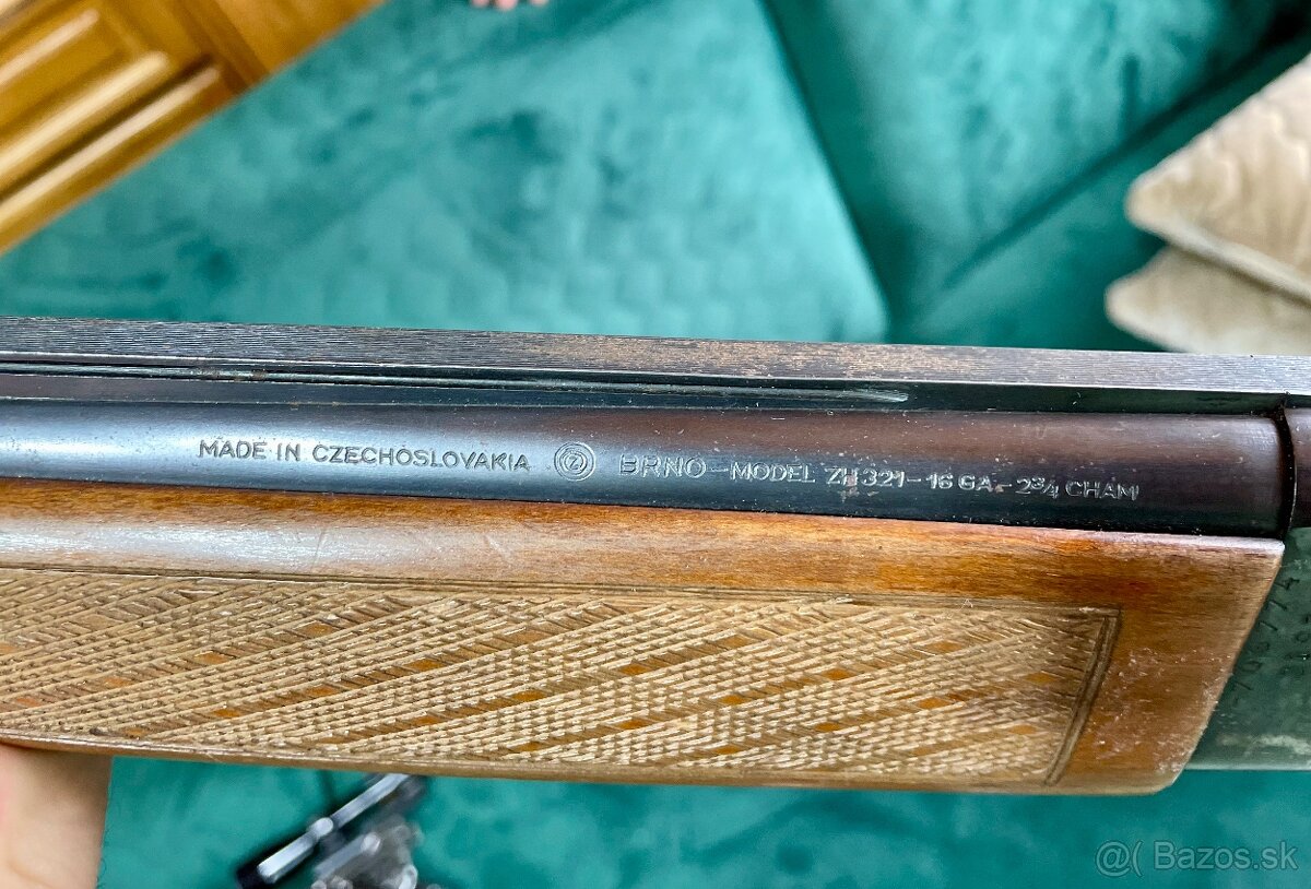 Predám brokovú kozlicu ZH 124 kaliber 7/57R+ br. hlaveň 321 - 10