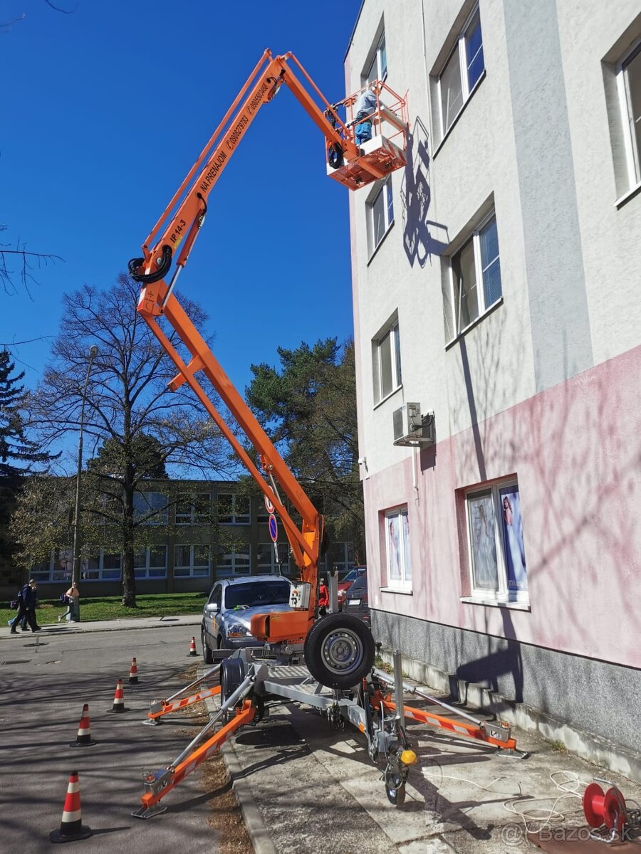 Prívesna pracovná plošina 14m - 10