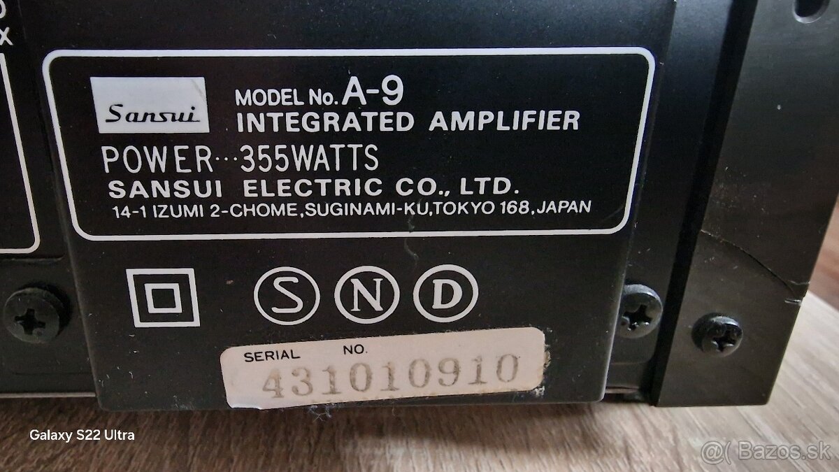 Sansui A-9 made in Japan - 10