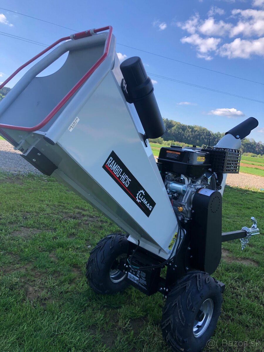 Štiepkovač dreva LUMAG, šírka rezu 15 cm, z Nórska, 16 km, 2 - 10