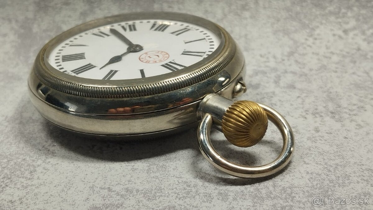 Velmi staré a velké kapesni hodinky - 127g - 10