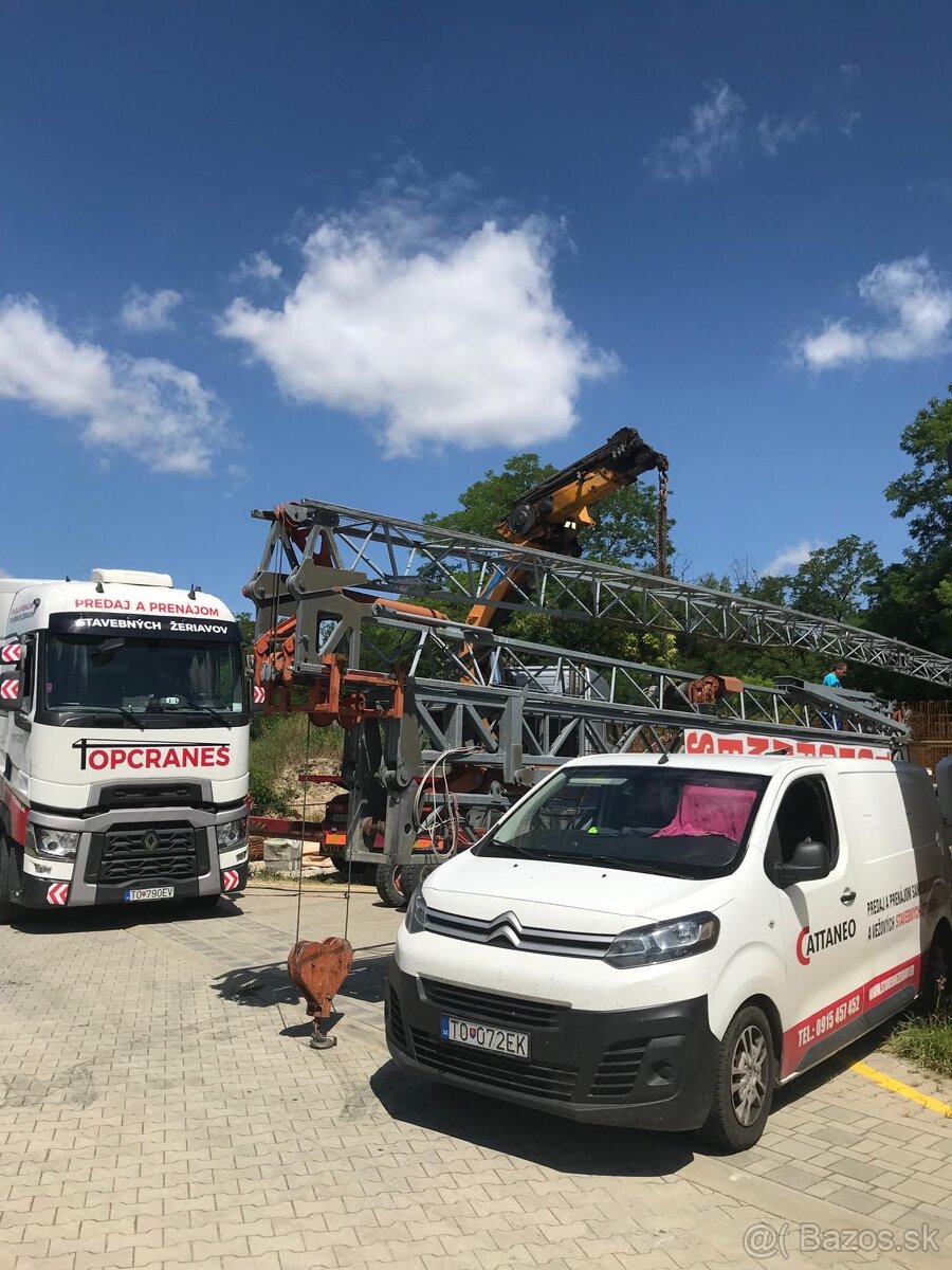 Na predaj Samo Skládací Stavebný žeriav FB GA 125 - 10